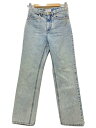 【中古】CHANEL◆CC ココマーク ジーンズ デニム パンツ/ボトム/34/デニム/IDG/無地//【レディースウェア】