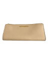 【中古】MICHAEL KORS◆長財布/--/CRM/レディース/DI-2302【服飾雑貨他】