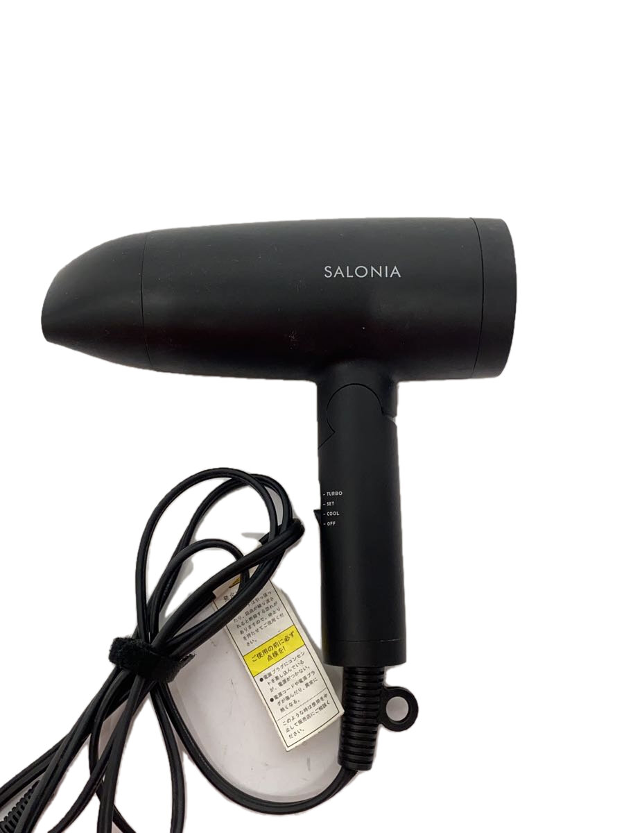 【中古】SALONIA◆ドライヤー・ヘアアイロン/SL-0138K/スピーディーイオンドライヤー/ブラック/黒/無地【家電・ビジュアル・オーディオ】