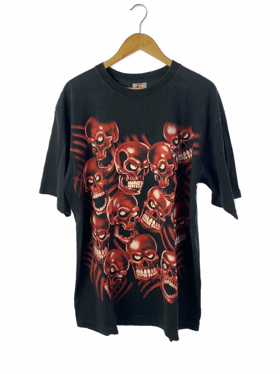 【中古】FIRST CHOISE/Tシャツ/XL/コットン/BLK/プリント【メンズウェア】
