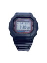 【中古】CASIO◆ソーラー腕時計・G-SHOCK/デジタル/ラバー/BLK/BLK【服飾雑貨他】