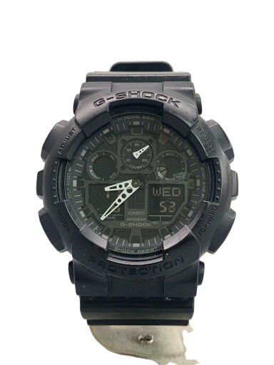 【中古】CASIO◆クォーツ腕時計/アナログ/--/BLK/BLK/GA-100【服飾雑貨他】 【中古】CASIO◆クォーツ腕時計/アナログ/--/BLK/BLK/GA-100【服飾雑貨他】