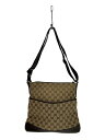 【中古】GUCCI◆ショルダーバッグ_GGキャンバス/キャンバス/ブラウン/145857/擦れ有【バッグ】(4)