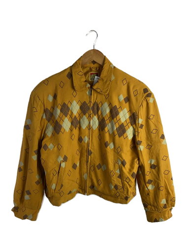 【中古】pink dragon/80S/ブルゾン/--/レーヨン/YLW【メンズウェア】 【中古】pink dragon/80S/ブルゾン/--/レーヨン/YLW【メンズウェア】