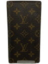 【中古】LOUIS VUITTON◆アジェンダ・オリゾンタル_モノグラム・キャンバス/レザー/BRW/レディース【服飾雑貨他】