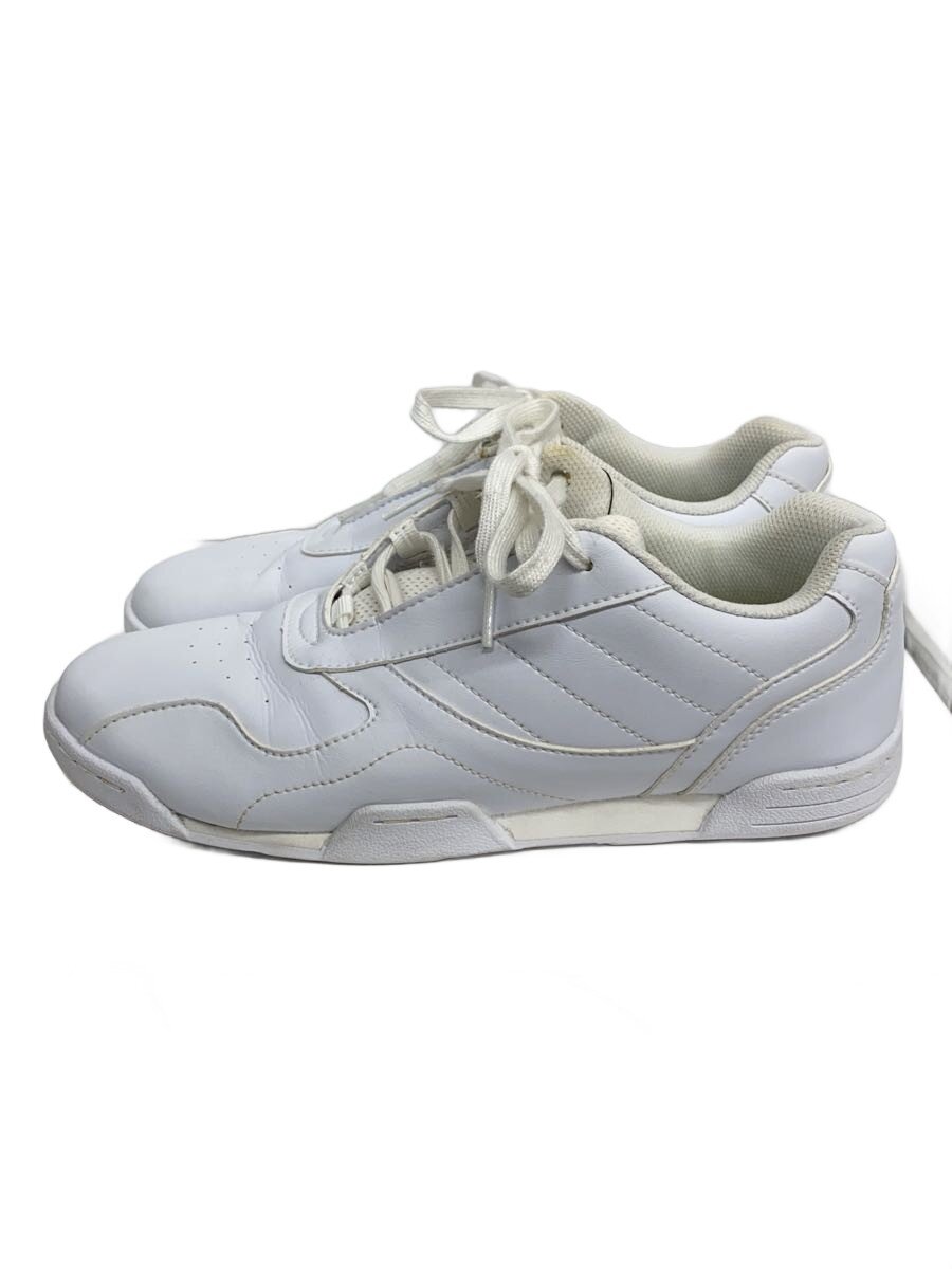 【中古】DESCENTE◆フィットネスシューズ/エアロビックシューズ/スポーツウェアー/WHT/DP1RJB01WH//【スポーツ】