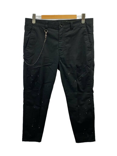【中古】uniform experiment◆ボトム/4/コットン/BLK/UE-200016【メンズウェア】 【中古】uniform experiment◆ボトム/4/コットン/BLK/UE-200016【メンズウェア】