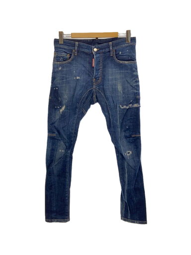 【中古】DSQUARED2◆デニムスキニーパンツ/46/インディゴ/S74LB0714//【メンズウェア】 【中古】DSQUARED2◆デニムスキニーパンツ/46/インディゴ/S74LB0714//【メンズウェア】