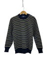 【中古】SAINT JAMES◆ニット・セーター(厚手)/--/ウール/NVY/ストライプ/ネイビー//【メンズウェア】(4)