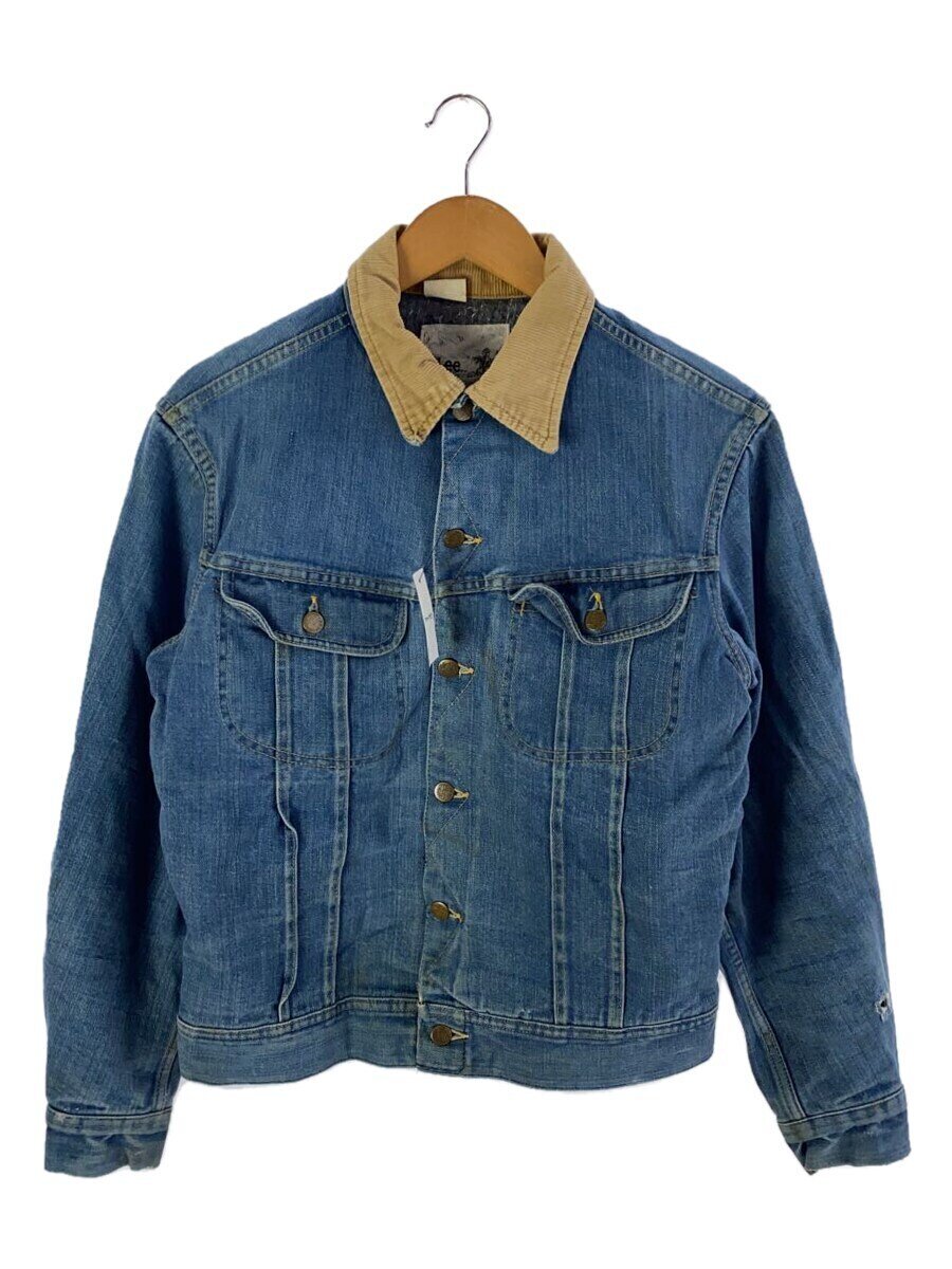 【中古】Lee◆Vintage/70s～/STORM RIDER/デニムジャケット/ブランケットライナー/襟コーデュロイ//【メンズウェア】