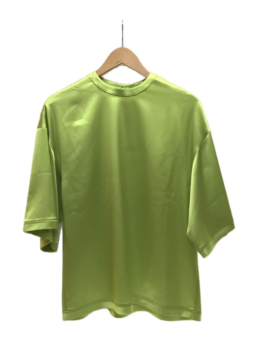 【中古】ENFOLD◆23SS/サテン T-SHIRT/Tシャツ/38/GRN/トリアセテート/300GS130-0470/バックジップ//【レディースウェア】