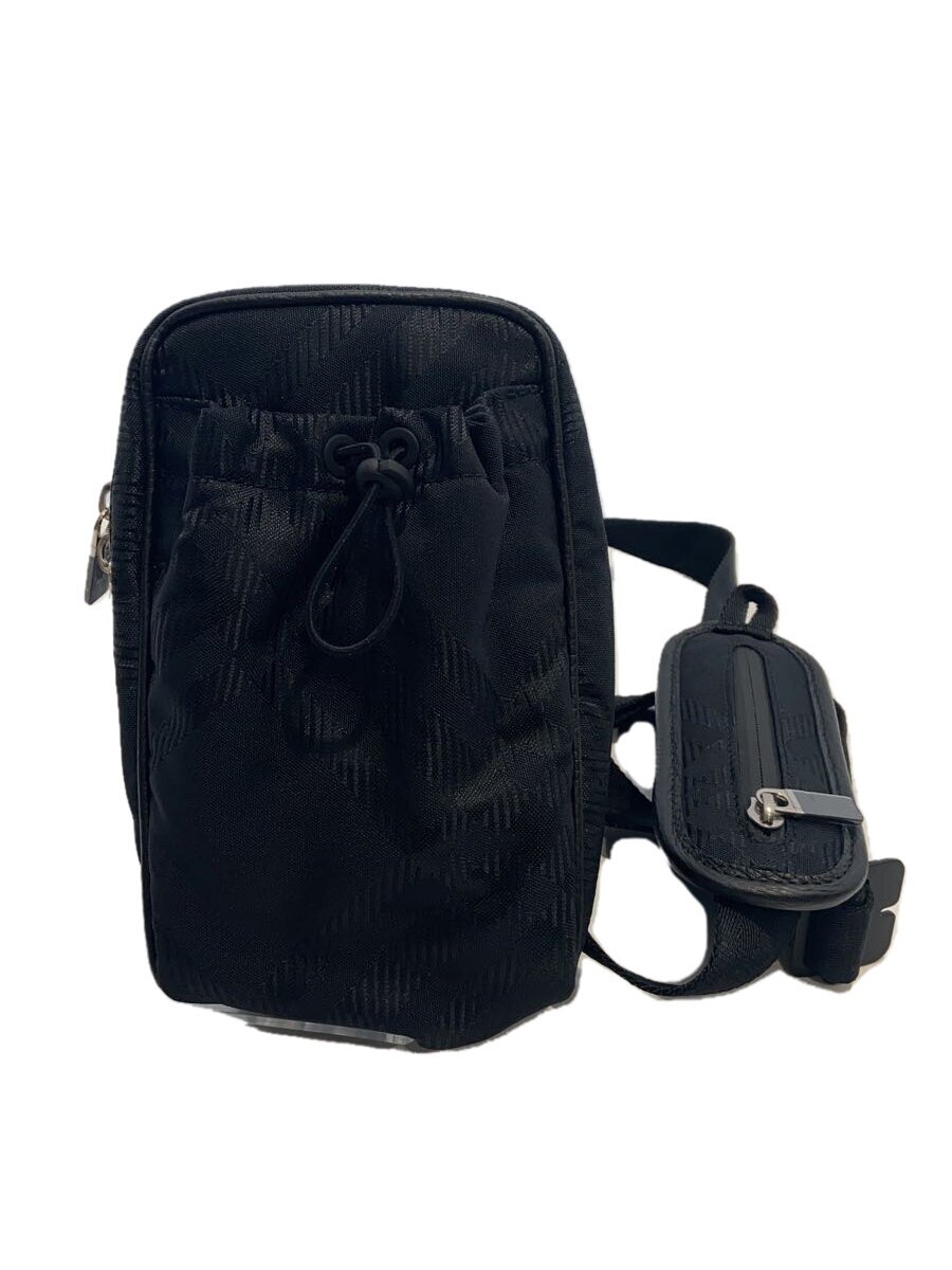 BURBERRY - 【中古】BURBERRY◆ショルダーバッグ/ナイロン/BLK/8085289【バッグ】