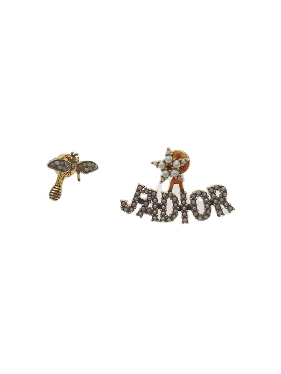 【中古】Christian Dior◆ピアス/SV925/パール/GLD/レディース【服飾雑貨他】