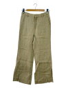 【中古】Plage◆24SS/Linen スラックス/38/リネン/BEG/無地/24030922719020//【レディースウェア】