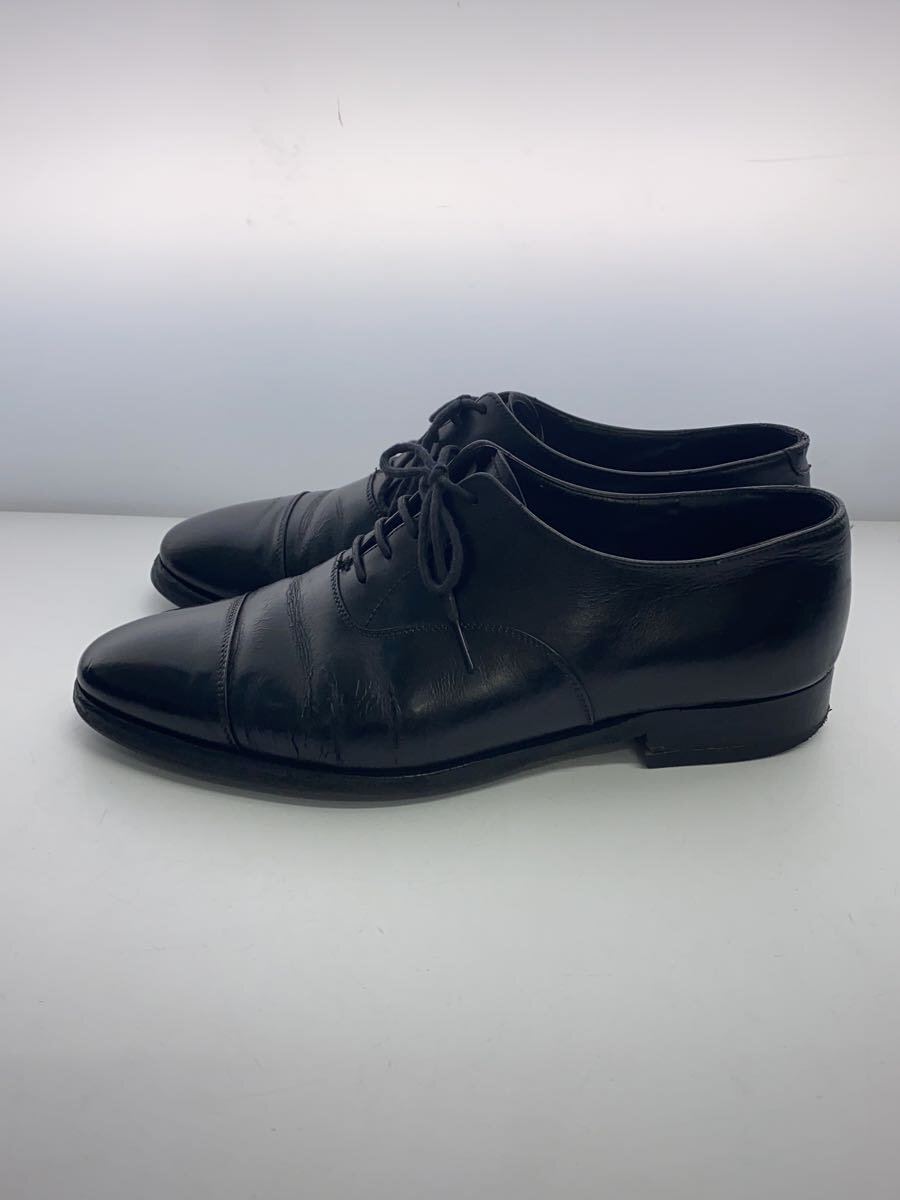 【中古】CROCKETT&JONES◆内羽/KENT・ドレスシューズ/UK7.5/BLK/レザー/6033-1015-01【シューズ】
