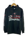 【中古】Fanatics◆第55回スーパーボウル優勝記念/パーカー/M/コットン/BLK【メンズウェア】