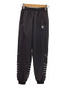 【中古】adidas◆ボトム/S/ポリエステル/BLK/無地/GD2417【レディースウェア】