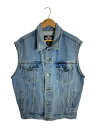 【中古】HARLEY DAVIDSON◆ベスト/M/デニム/IDG【メンズウェア】