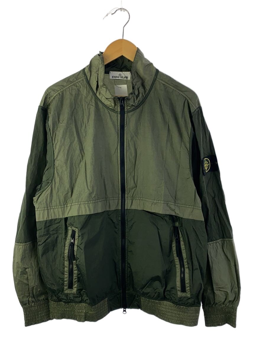【中古】STONE ISLAND◆ジャケット/XL/ナイロン/KHK/801541920【メンズウェア】