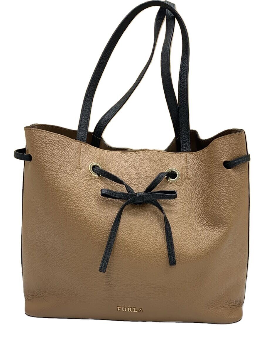 VANESSA BRUNO - 【中古】FURLA◆ハンドバッグ/--/BRW【バッグ】