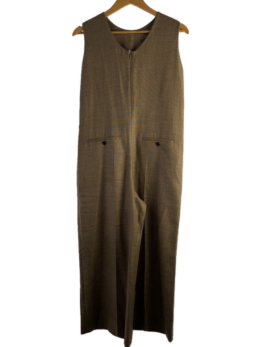 【中古】Mila Owen◆24AW/センタープレスクルーネックオールインワン/0/ポリエステル/BRW/09WFO242145//【レディースウェア】
