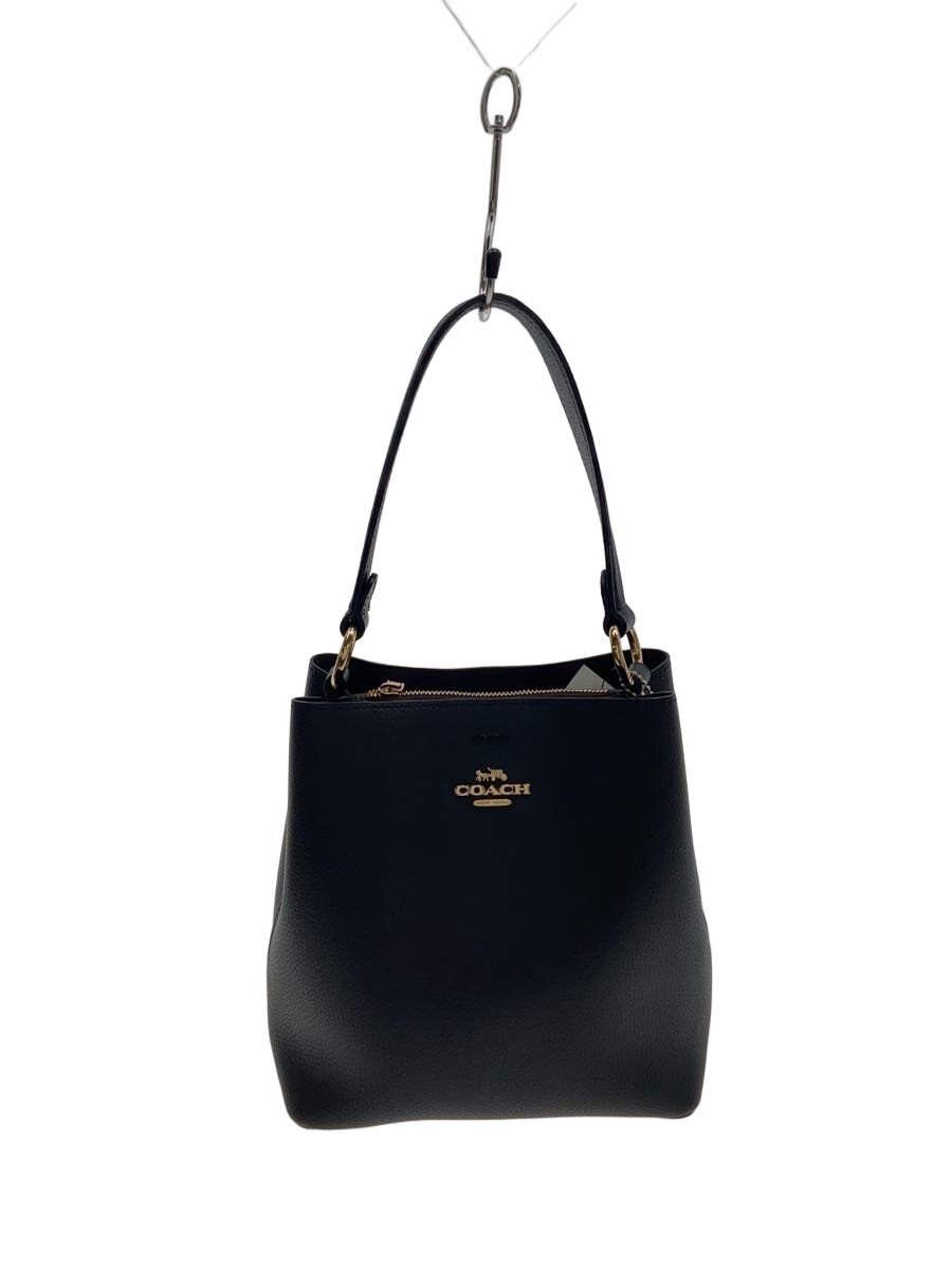 COACH - 【中古】COACH◆ハンドバッグ/レザー/BLK/B2179//【バッグ】