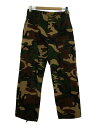 【中古】US.ARMY◆カーゴパンツ/L/コットン/KHK/カモフラ/8415-00-782-2951【メンズウェア】