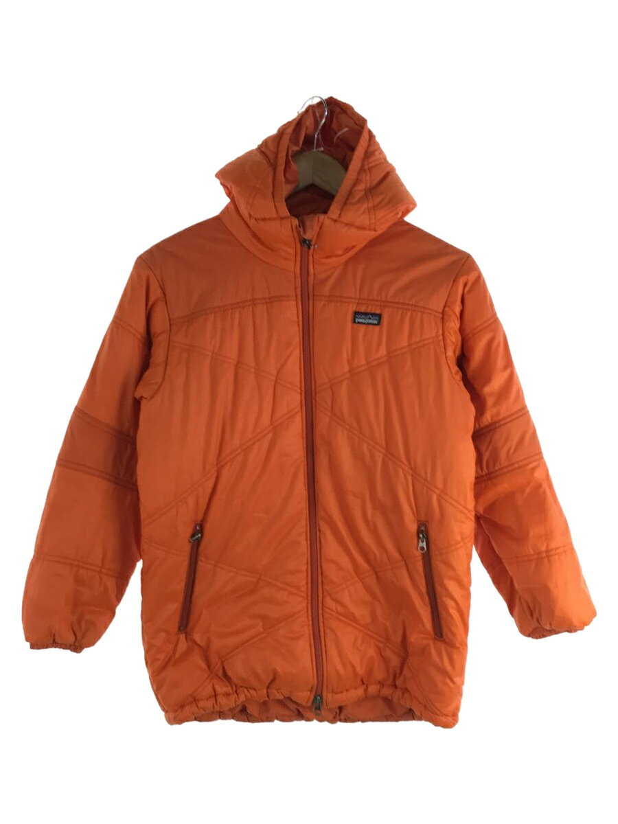 【中古】patagonia◆ジャケット/L/ポリエステル/ORN/無地/68250/DAS PARKA【キッズ】