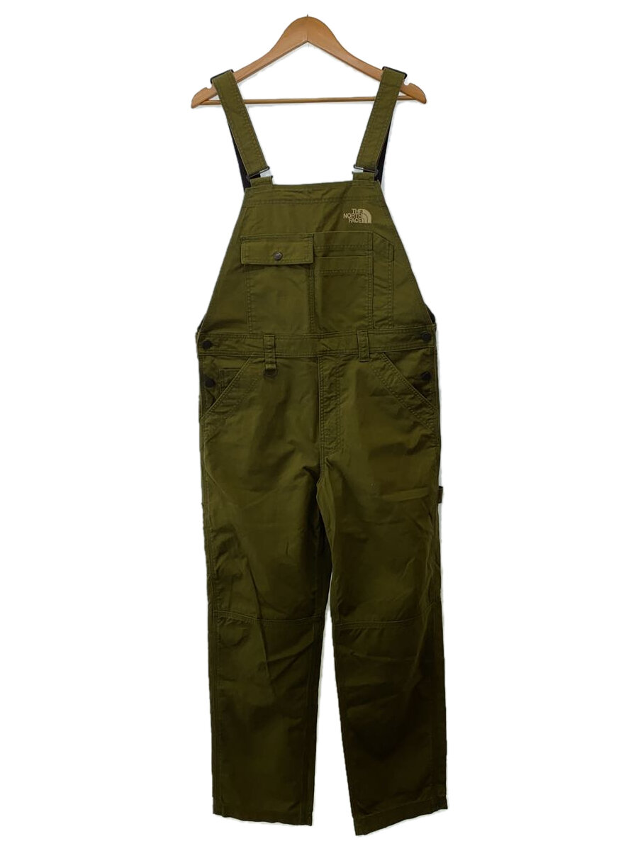 【中古】THE NORTH FACE◆FIREFLY OVERALL_ファイヤーフライオーバーオール/M/アクリル/KHK/無地【メンズウェア】