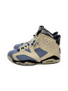 【中古】NIKE◆AIR JORDAN 6 RETRO_エアジョーダン 6 レトロ/28.5cm/BLU【シューズ】(4)