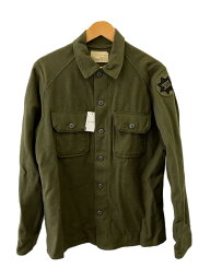 【中古】US.ARMY◆長袖シャツ/M/ウール/無地/8415-00-188-3791【メンズウェア】