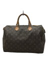 【中古】LOUIS VUITTON◆スピーディ35_モノグラム_BRW/PVC/BRW//【バッグ】