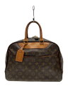 【中古】LOUIS VUITTON◆モノグラム/ボーリング・ヴァニティ/(ドーヴィル)/PVC/BRW/M47270【バッグ】