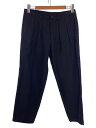 【中古】tricot COMME des GARCONS◆ツータックパンツ/TR-P001/ブラック/L【レディースウェア】