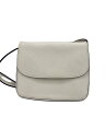 【中古】MARNI◆ショルダーバッグ/レザー/WHT/無地【バッグ】