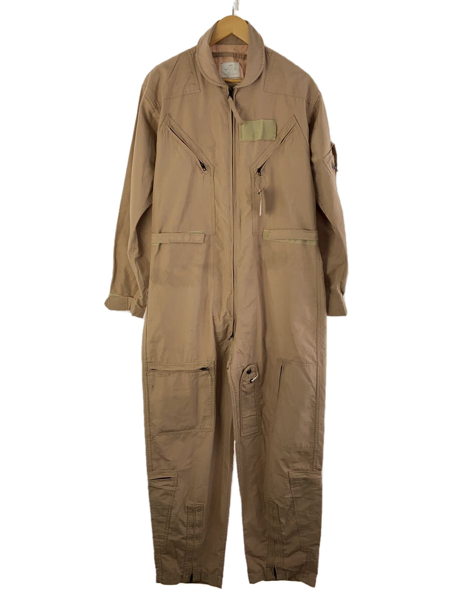 【中古】MILITARY◆フライトスーツ/オールインワン/44/コットン/BEG/無地/8415-01-452-5031【メンズウェア】