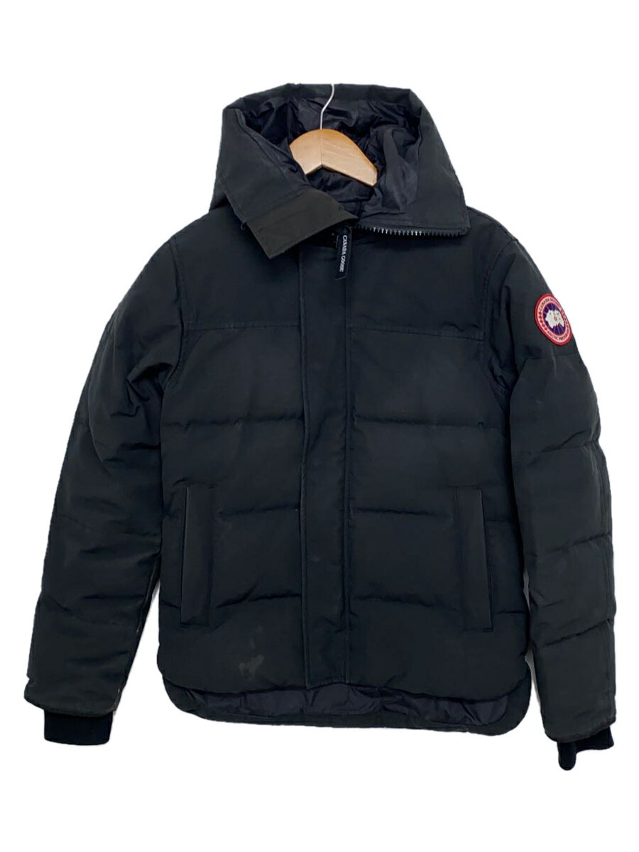 【中古】CANADA GOOSE◆MacMillan Parka/マクミランパーカ/ダウンジャケット/XS/ポリエステル/BLK/3804M【メンズウェア】