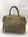 【中古】CELINE◆OLD CELINE/オールドセリーヌ/馬車柄/ボストンバッグ/PVC/BEG/総柄【バッグ】