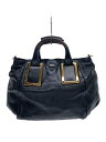 【中古】Chloe◆エデル/ハンドバッグ/レザー/BLK/無地/2wayショルダー【バッグ】