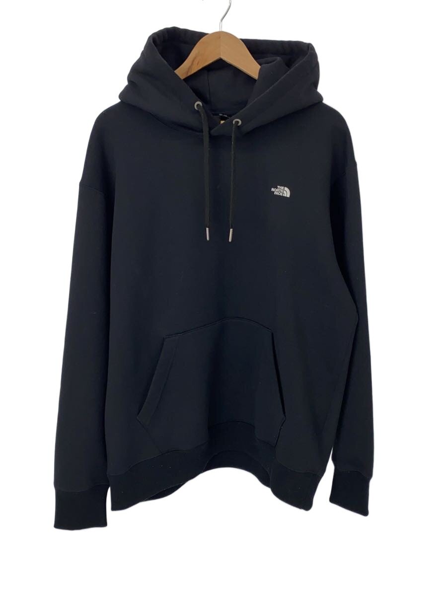 THE NORTH FACE◆SMALL LOGO HEATHER SWEAT HOODIE_スモールロゴヘザースウェットフーディ/XL/ポリ