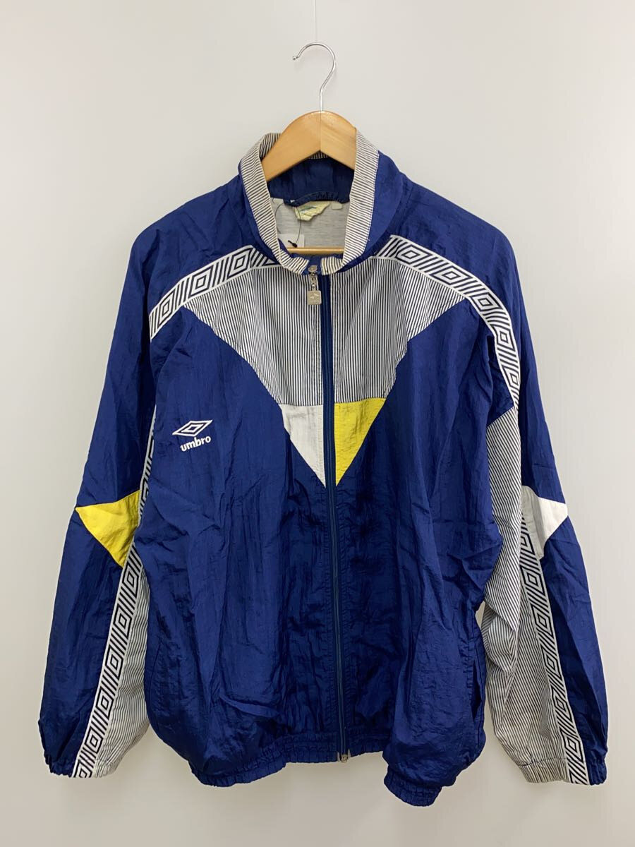 【中古】UMBRO◆90s/トラックジャケット/--/ナイロン/NVY【メンズウェア】