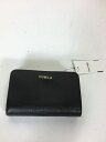 【中古】FURLA◆2つ折り財布/--/BLK/レディース【服飾雑貨他】