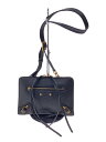 【中古】BALENCIAGA◆ショルダーバッグ/レザー/BLK【バッグ】