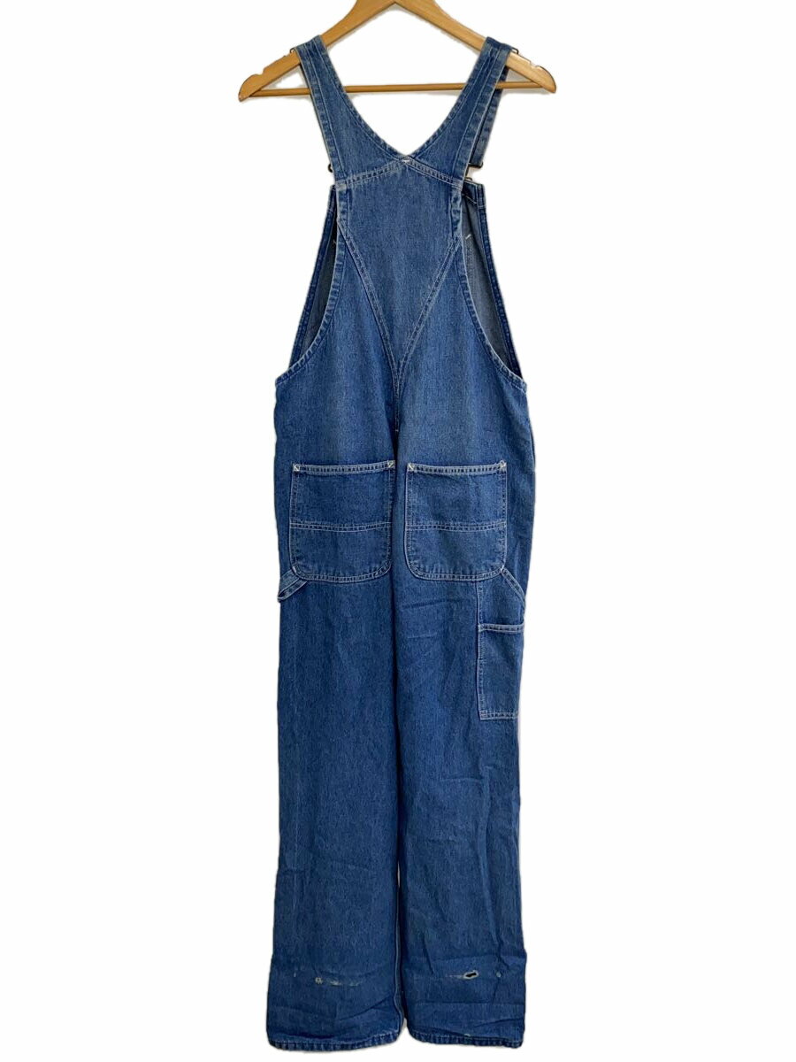 【中古】Carhartt◆オーバーオール/32/デニム/IDG/裾ヤブレ有り【メンズウェア】