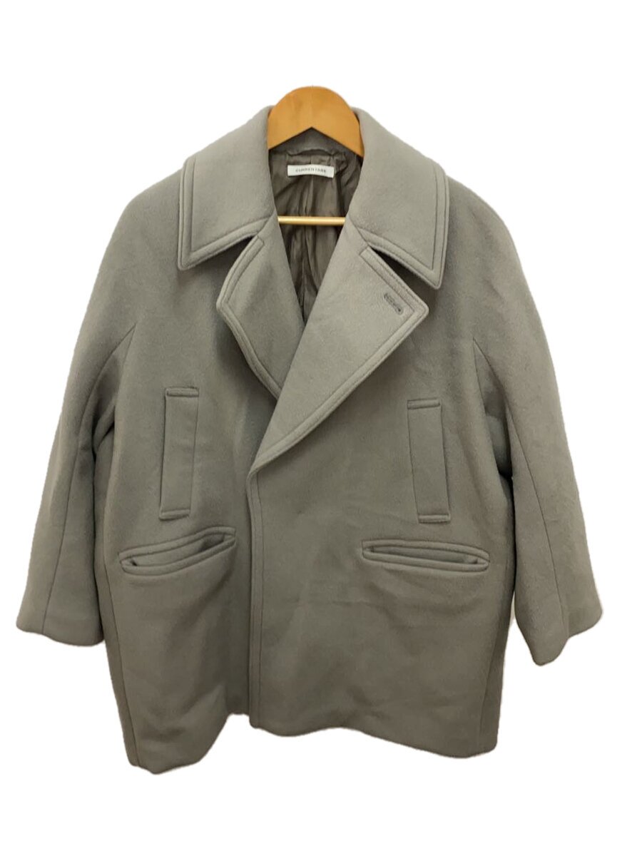 【中古】CURRENTAGE◆コート/1/ウール/GRY/無地/A2503FC 231【レディースウェア】