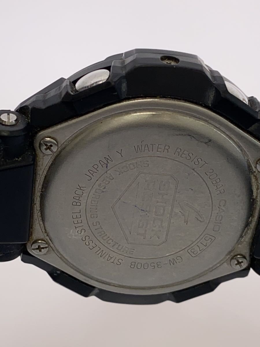 【中古】CASIO◆ソーラー腕時計・G-SHOCK/デジアナ/BLK//【服飾雑貨他】