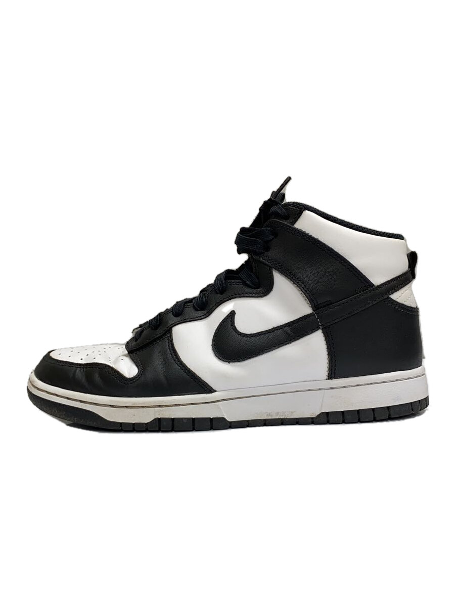 【中古】NIKE◆DUNK HI RETRO_ダンク ハイ レトロ/27cm/WHT【シューズ】