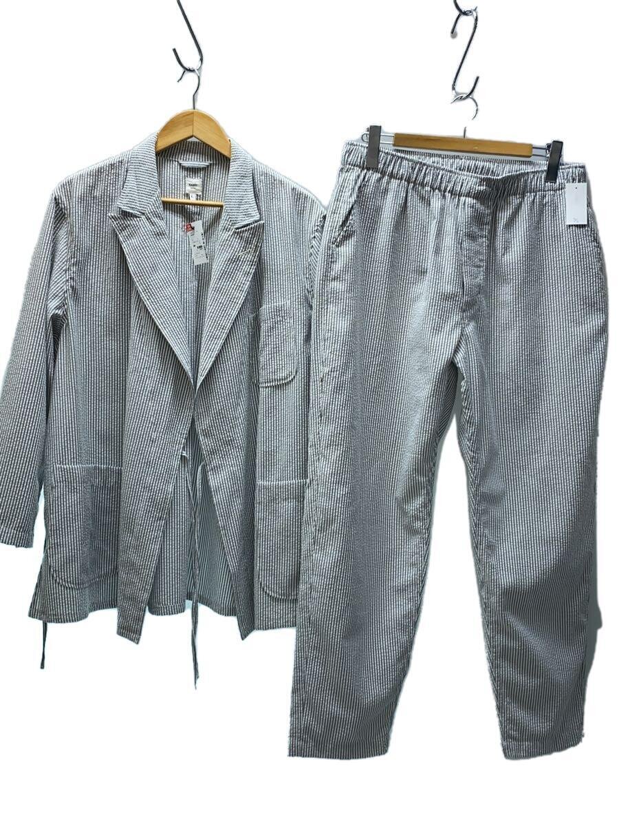 【中古】RANDT◆セットアップ/L/コットン/ストライプ//【メンズウェア】
