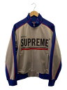 【中古】Supreme◆22AW/World Famous Jacquard Track Jacket/ジャージ/L/ポリエステル/GRY【メンズウェア】