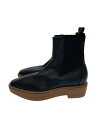 【中古】TODAYFUL◆サイドゴアブーツ/38/BLK/レザー【シューズ】(4)